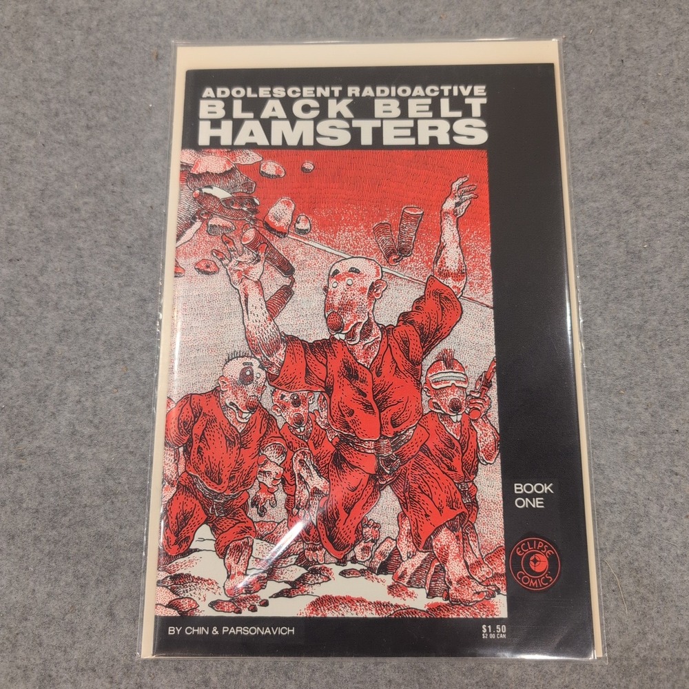 Adolescent Radioactive Black Belt Hamsters Book One 1986 Eclipse Comics Don Chin